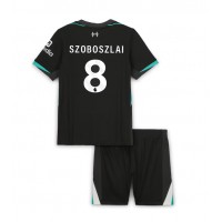 Dres Liverpool Dominik Szoboszlai #8 Gostujuci za djecu 2024-25 Kratak Rukav (+ kratke hlače)